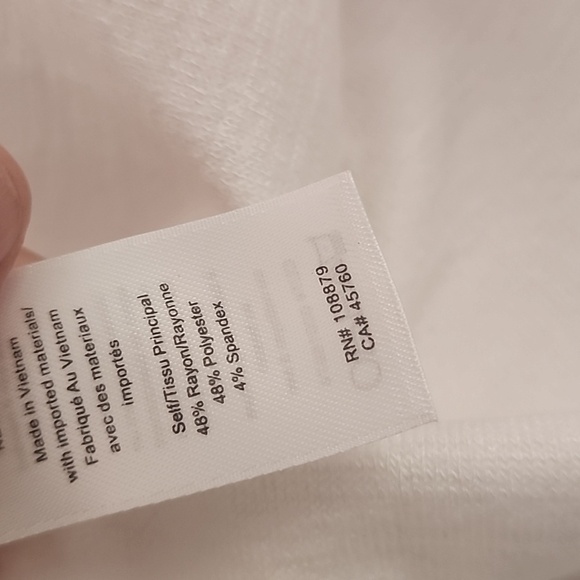 Rag & bone basic Long Sleeved Pullover Shirt White Size XS - Picture 15 of 15